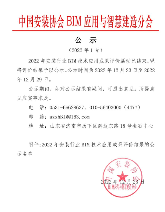 图片.png 腿腿教学网-2022安装行业BIM技术应用成果评价活动结果公示