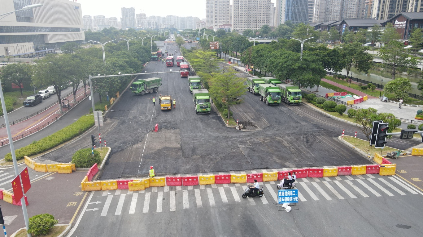 道路微改造 用上“黑科技” 道路微改造 用上“黑科技”