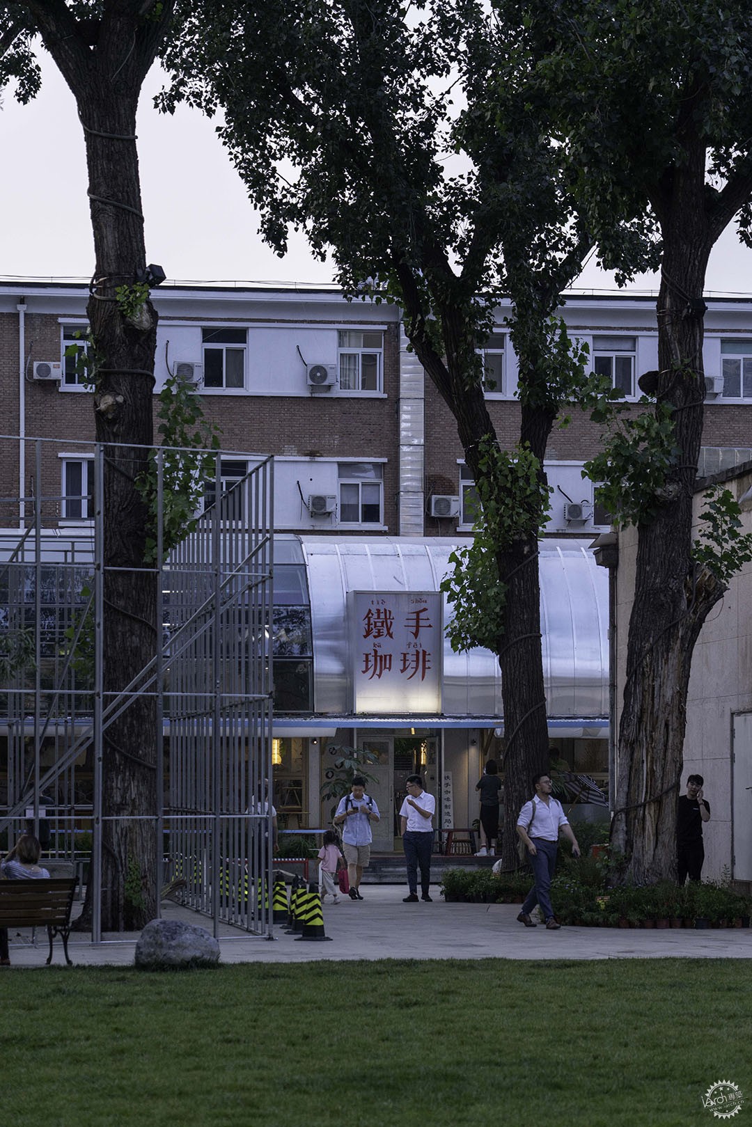北京铁手咖啡友谊商店花园店，在北京CBD做绿化大棚第13张图片