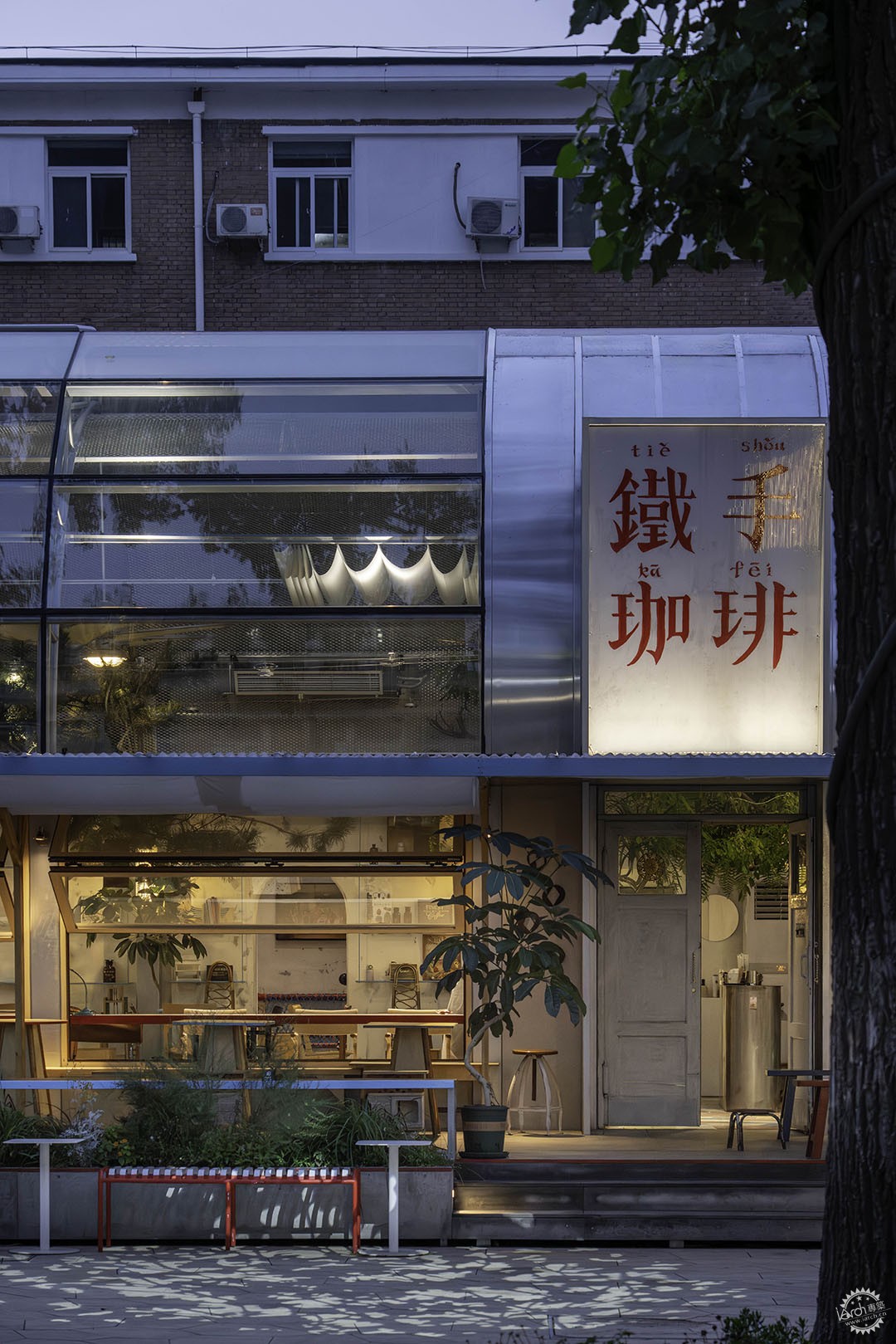 北京铁手咖啡友谊商店花园店，在北京CBD做绿化大棚第25张图片