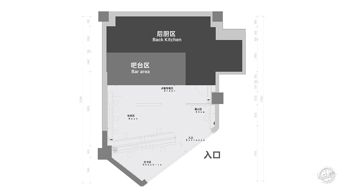 天津喜茶中北永旺店 / 申江海建筑事务所第23张图片