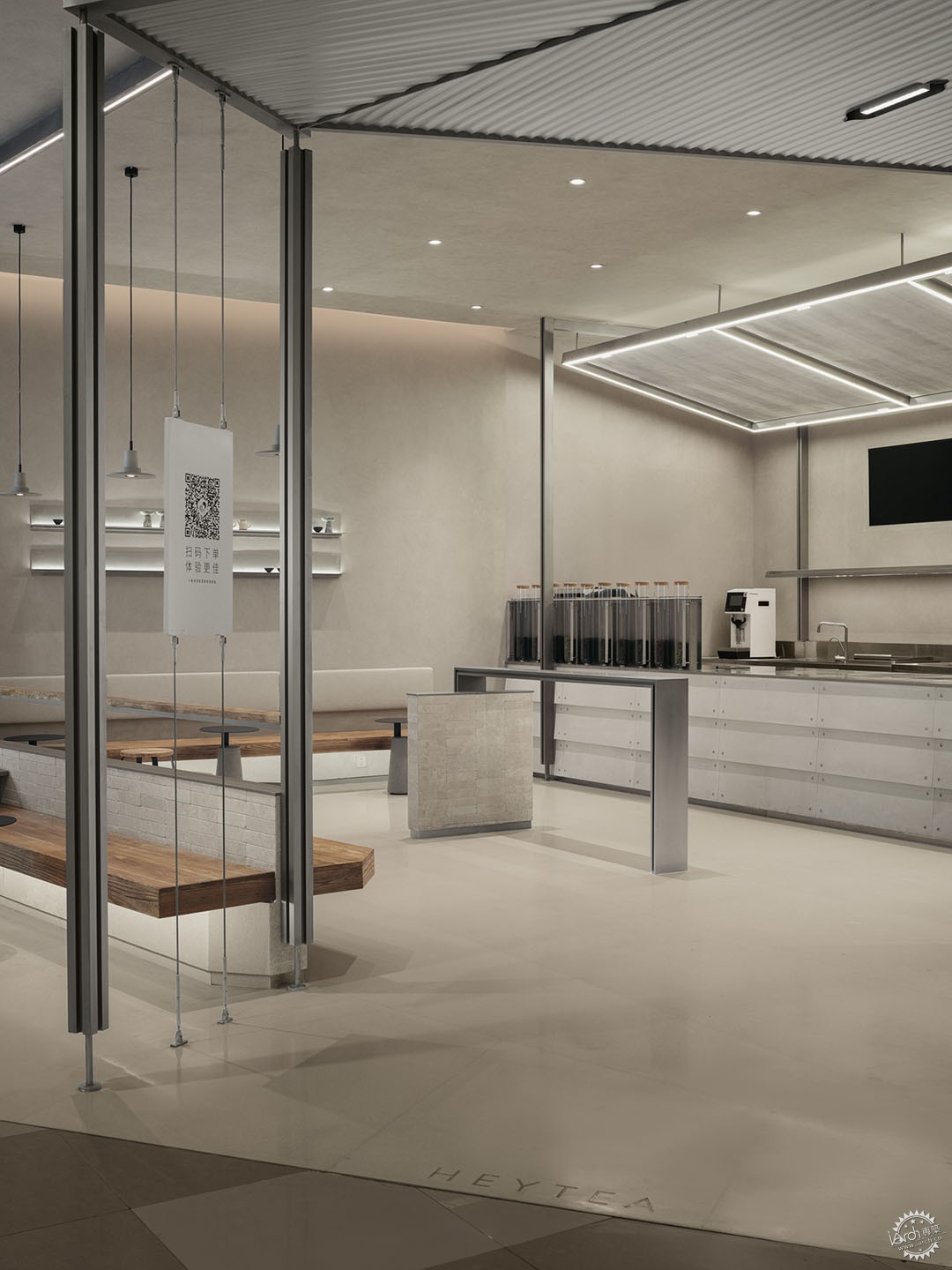 天津喜茶中北永旺店 / 申江海建筑事务所第6张图片