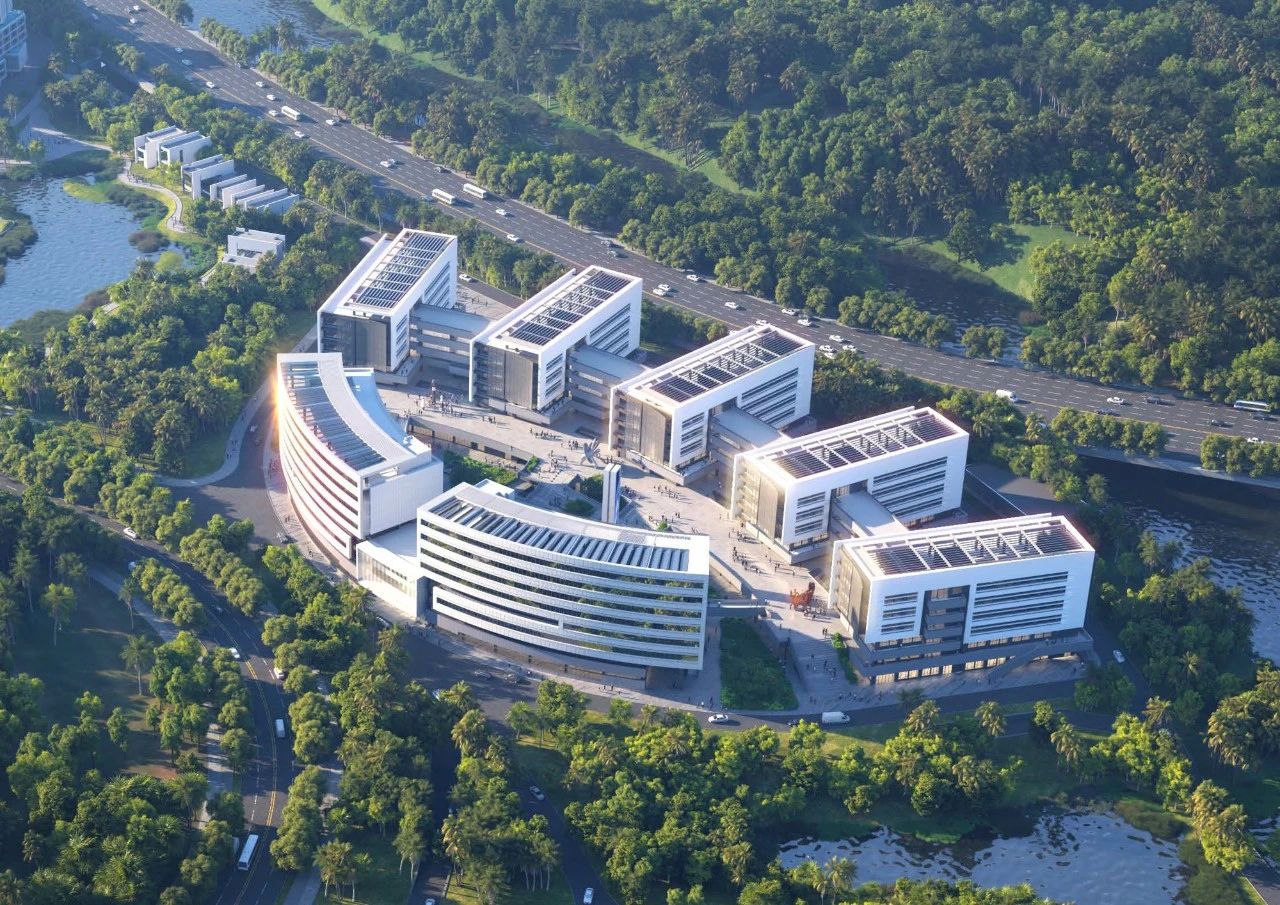 北师香港浸会大学二期校园，钟灵毓秀，碧水绕亭第27张图片