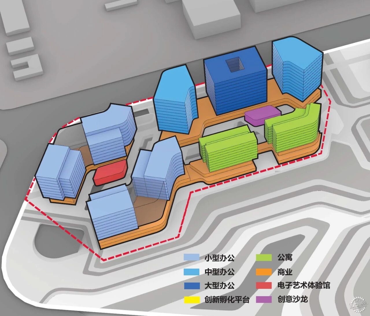 武汉国家网安基地核心区新地标，高效集约的产业生态链第4张图片