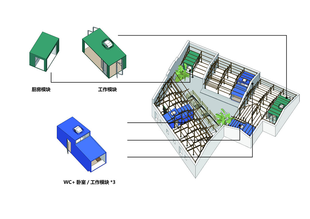 坯房插件家 /  众建筑+刘克成设计工作室第23张图片