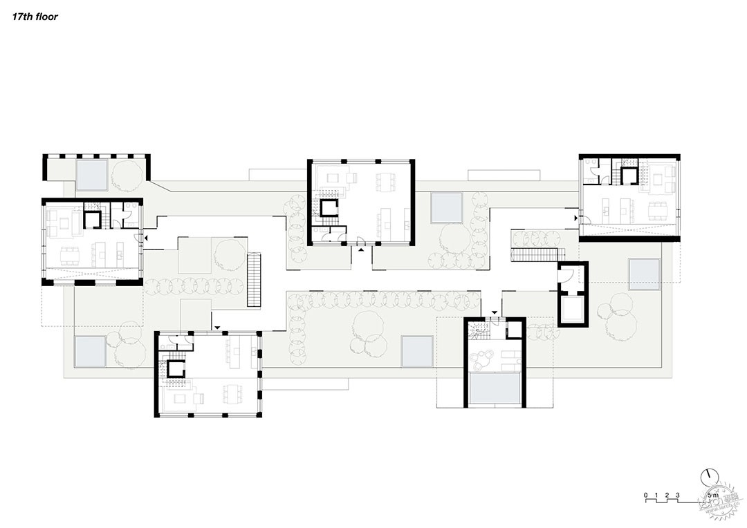 像拼图一样建高楼，“Puzzle Tirana”多功能高层建筑的设计理念第8张图片