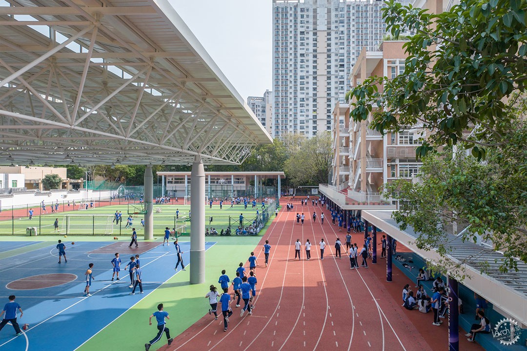 学府中学打造户外天堂，告别日晒雨淋的体育课第1张图片