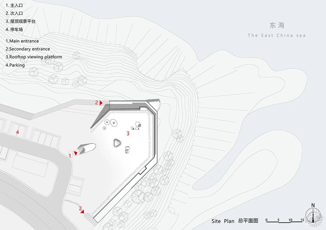 隐于地下，可观沧海：东海一号公路边的“洞见·蓝”空间第29张图片