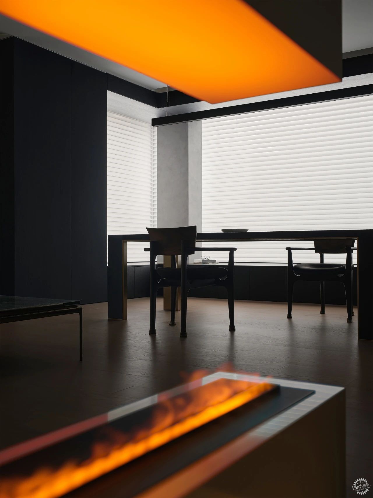 480㎡黑白之境，极简之美自然流淌第25张图片