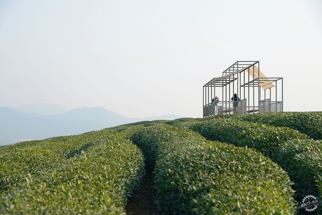茶山浮亭 | 杭州长埭村景观茶亭第14张图片