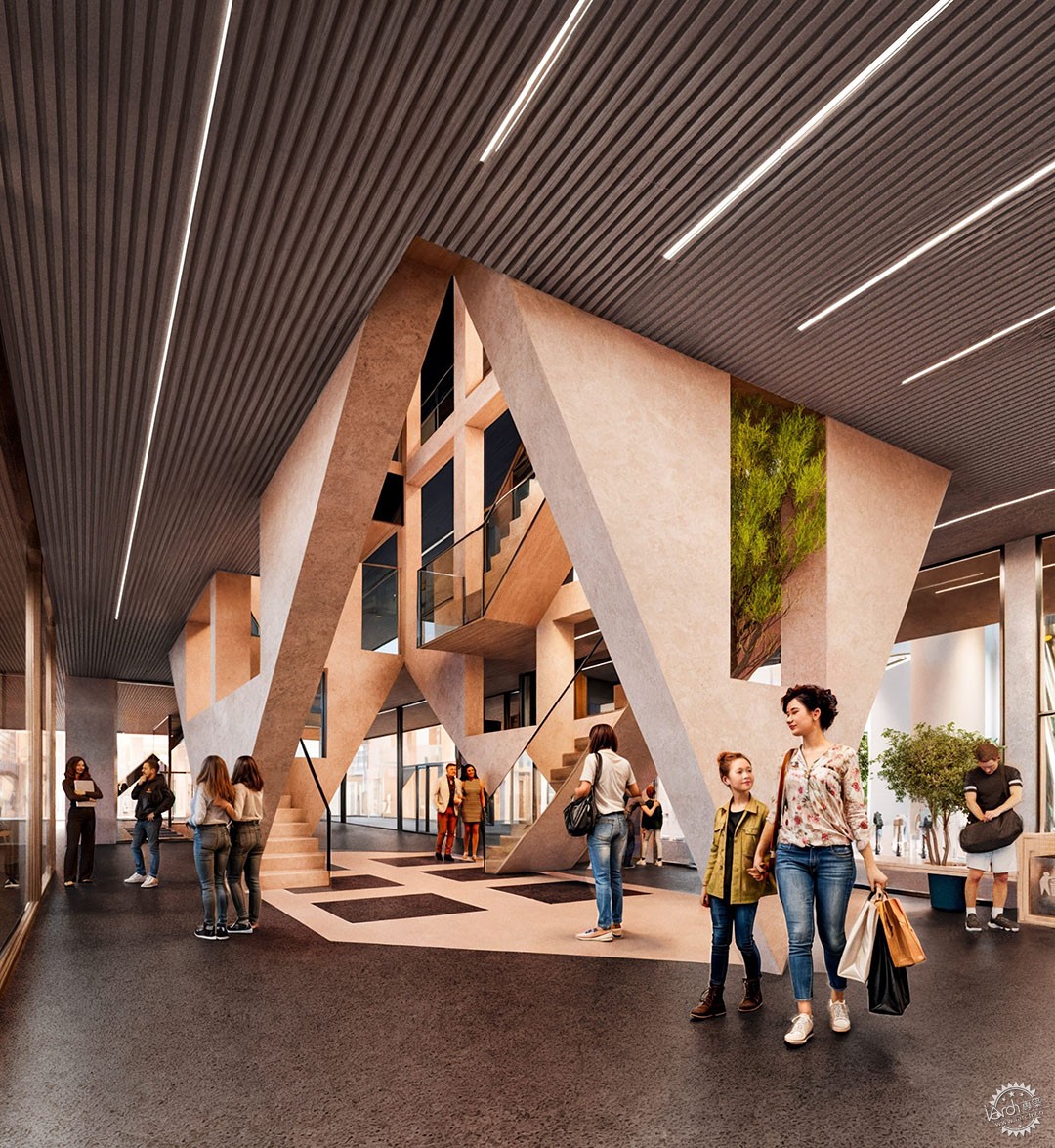 像拼图一样建高楼，“Puzzle Tirana”多功能高层建筑的设计理念第5张图片