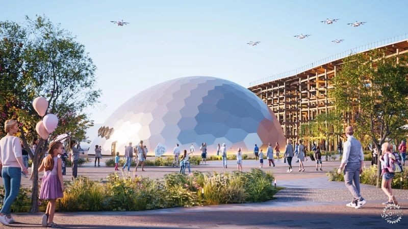 寻找未来建筑的材料，从2025世博会展馆窥见天⽇第15张图片