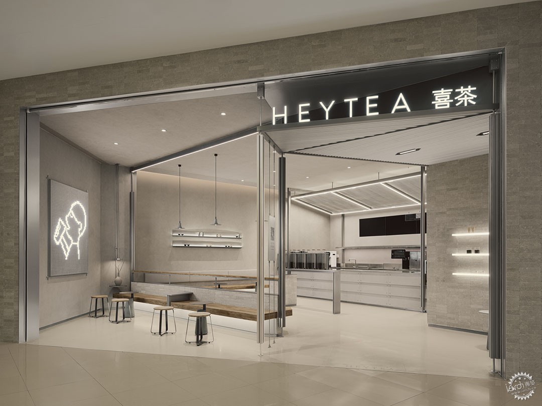 天津喜茶中北永旺店 / 申江海建筑事务所第2张图片