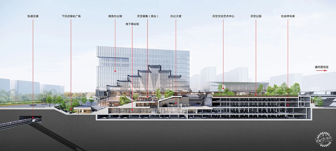 杭城新地标——万科天空之城中区第7张图片