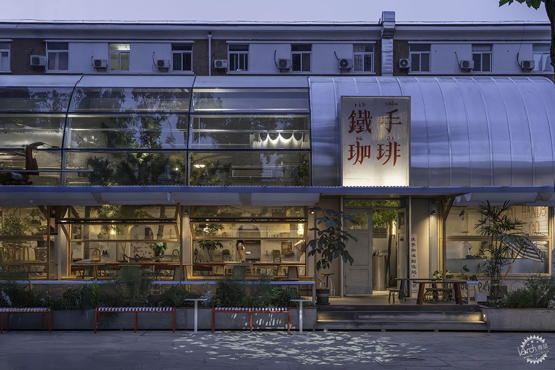 北京铁手咖啡友谊商店花园店，在北京CBD做绿化大棚第6张图片