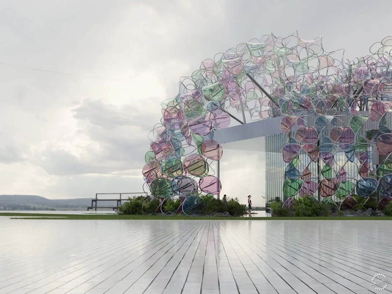 寻找未来建筑的材料，从2025世博会展馆窥见天⽇第18张图片
