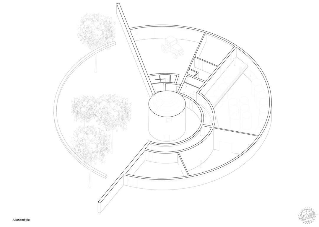 磨坊里的秘密酒庄满足你对半地下圆形建筑探秘得好奇心第5张图片