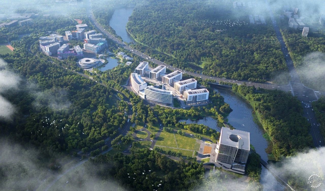 北师香港浸会大学二期校园，钟灵毓秀，碧水绕亭第1张图片