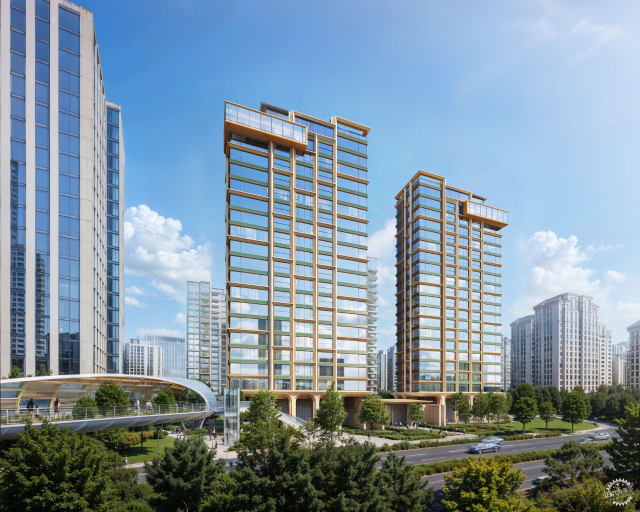 line+孟凡浩携手中建在上海静安打造公园地标零碳社区第7张图片