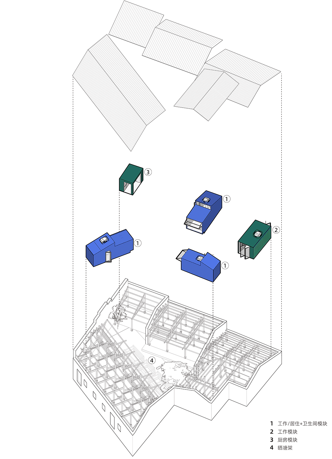 坯房插件家 /  众建筑+刘克成设计工作室第49张图片