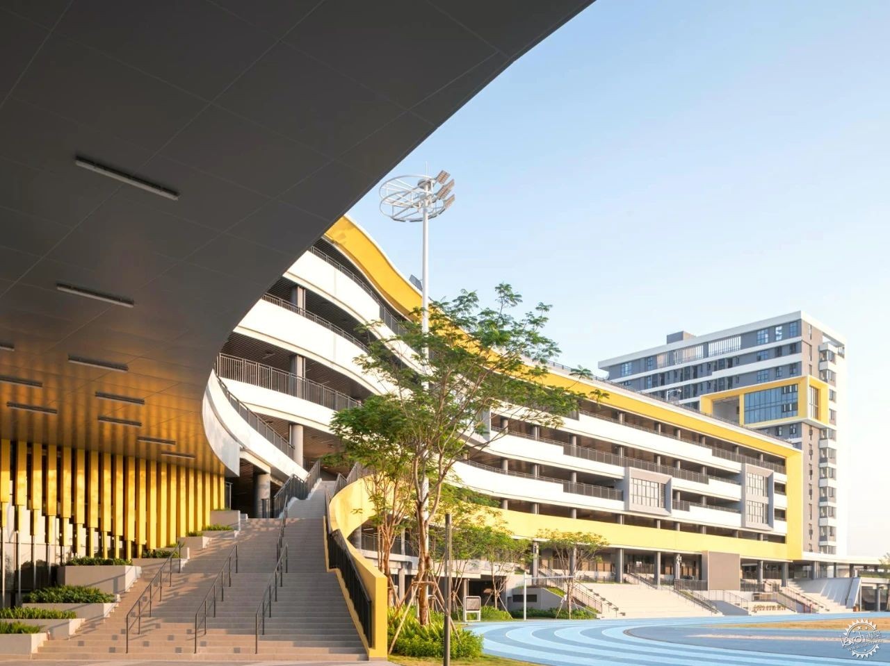 绿色生态校园：华东师范大学附属顺德美的学校（二期）第10张图片