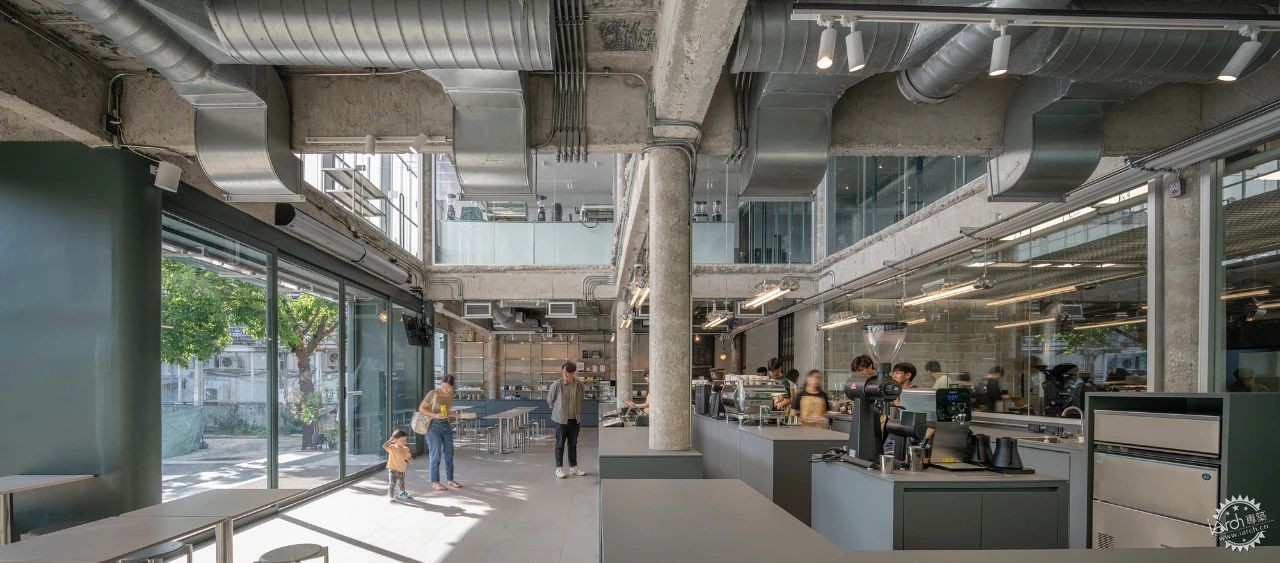 曼谷Factory Coffee总部，工业美学与咖啡文化的空间演绎第6张图片