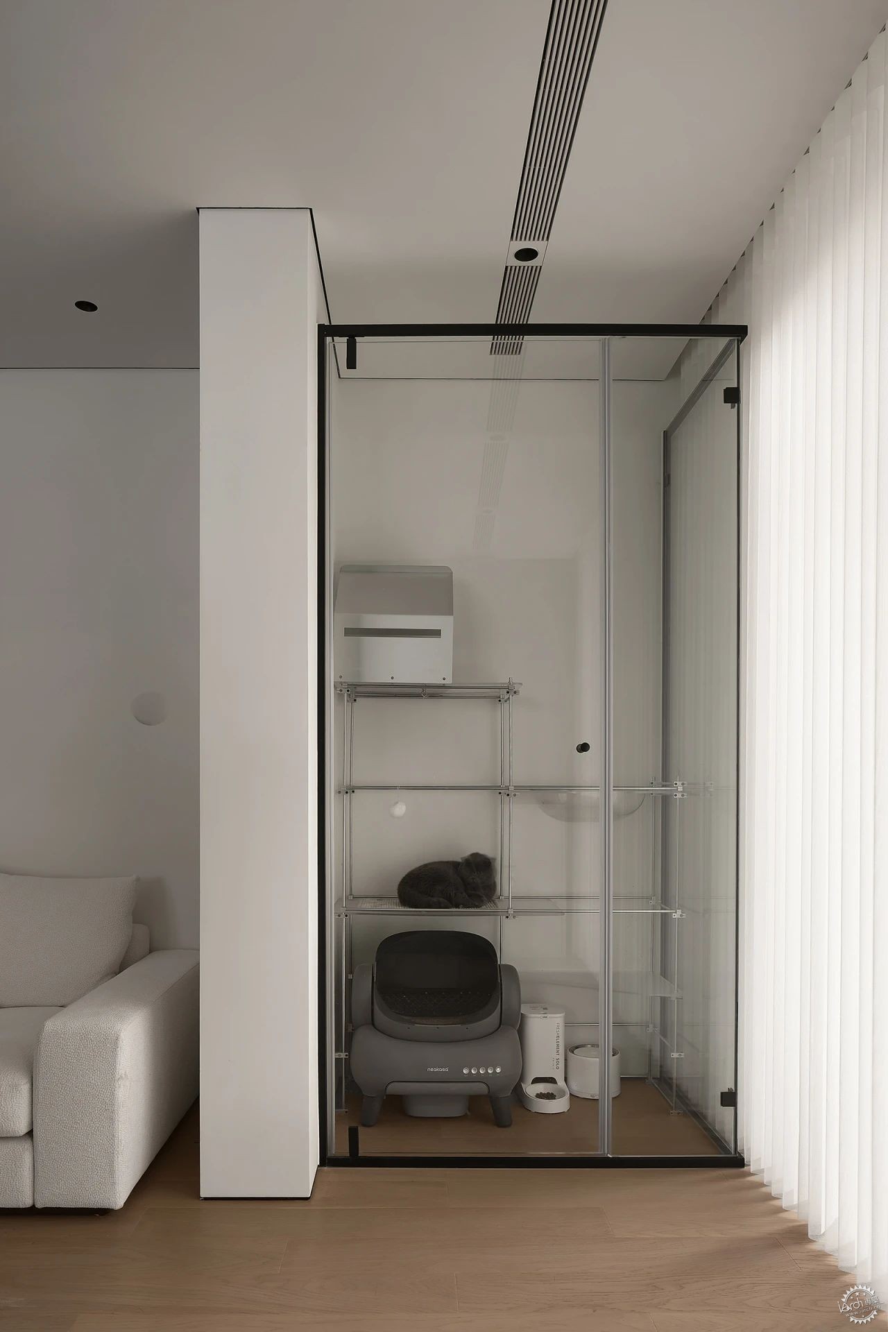 480㎡黑白之境，极简之美自然流淌第17张图片