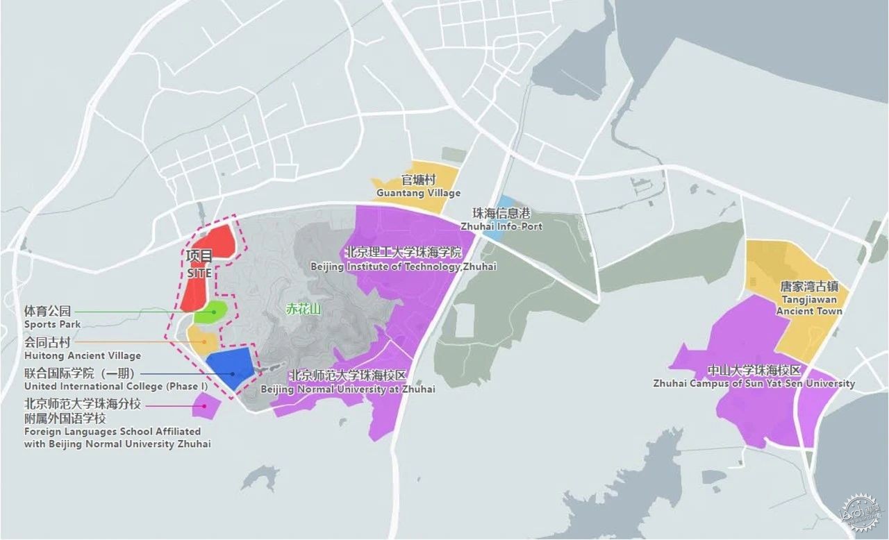 北师香港浸会大学二期校园，钟灵毓秀，碧水绕亭第3张图片