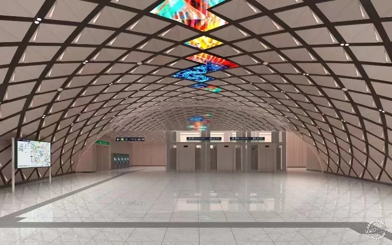 蟠龙开天——南京地铁七号线清凉山站车站环境及艺术品设计第30张图片