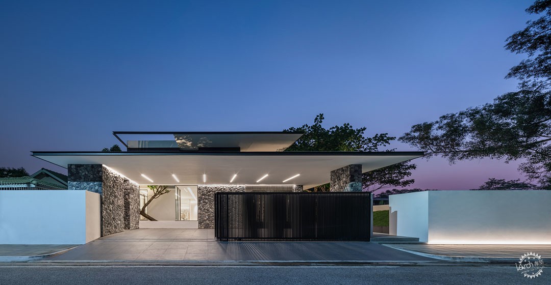 曼谷飞檐住宅，在热带雨林中“悬浮”的家第18张图片