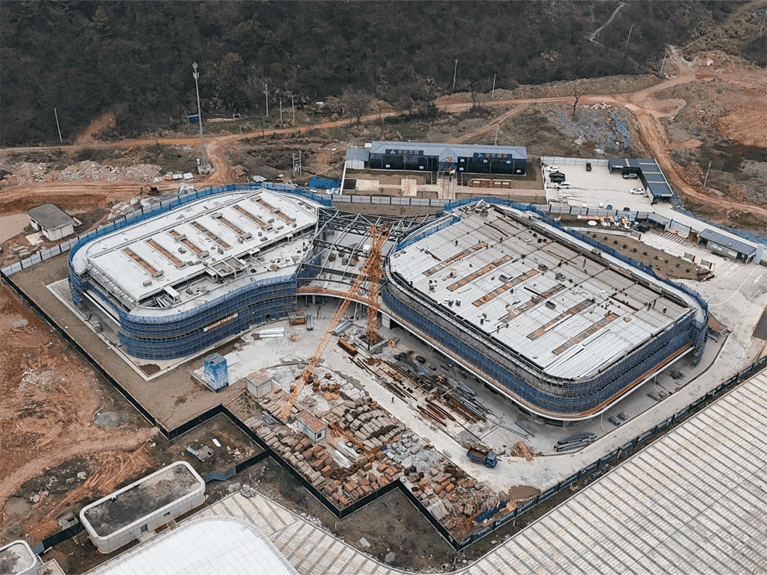 山川卧龙，江山市虎山运动公园游泳馆第25张图片