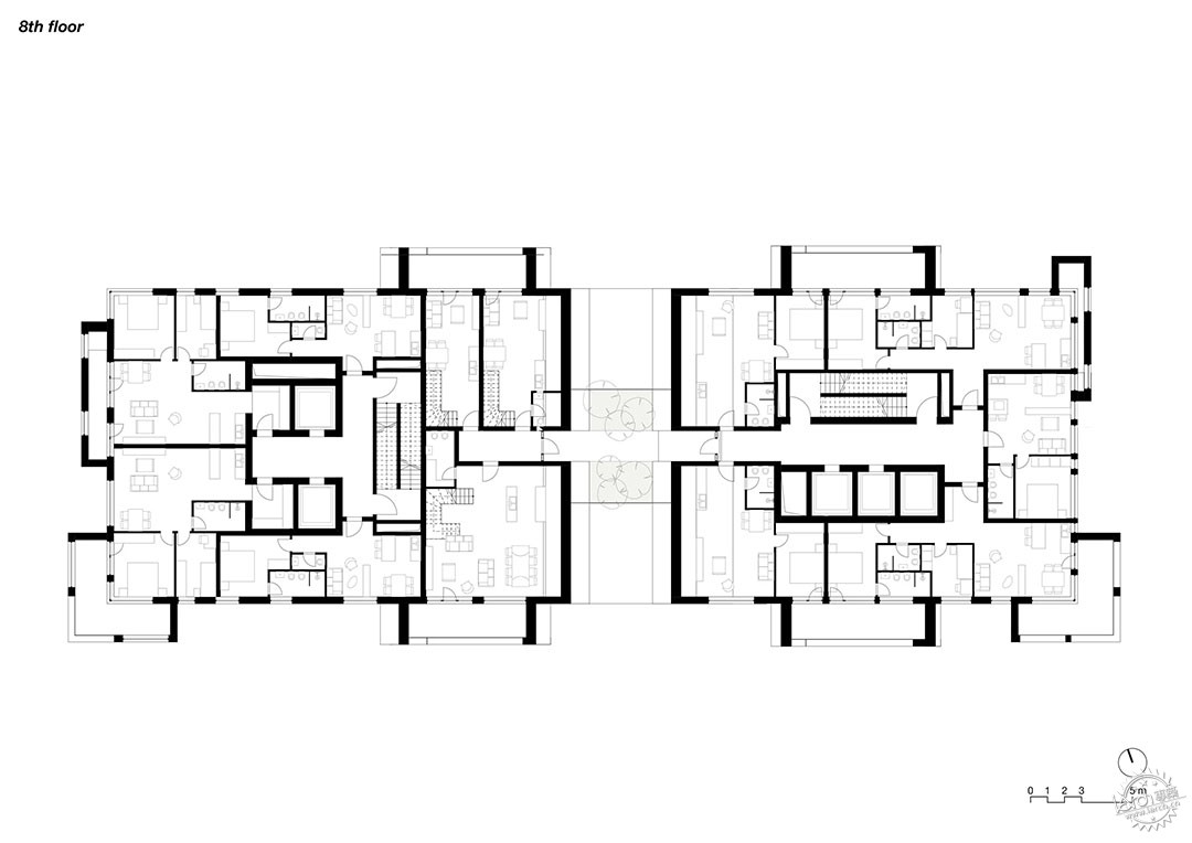 像拼图一样建高楼，“Puzzle Tirana”多功能高层建筑的设计理念第7张图片