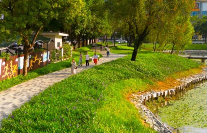博览中心海绵城市建设实景