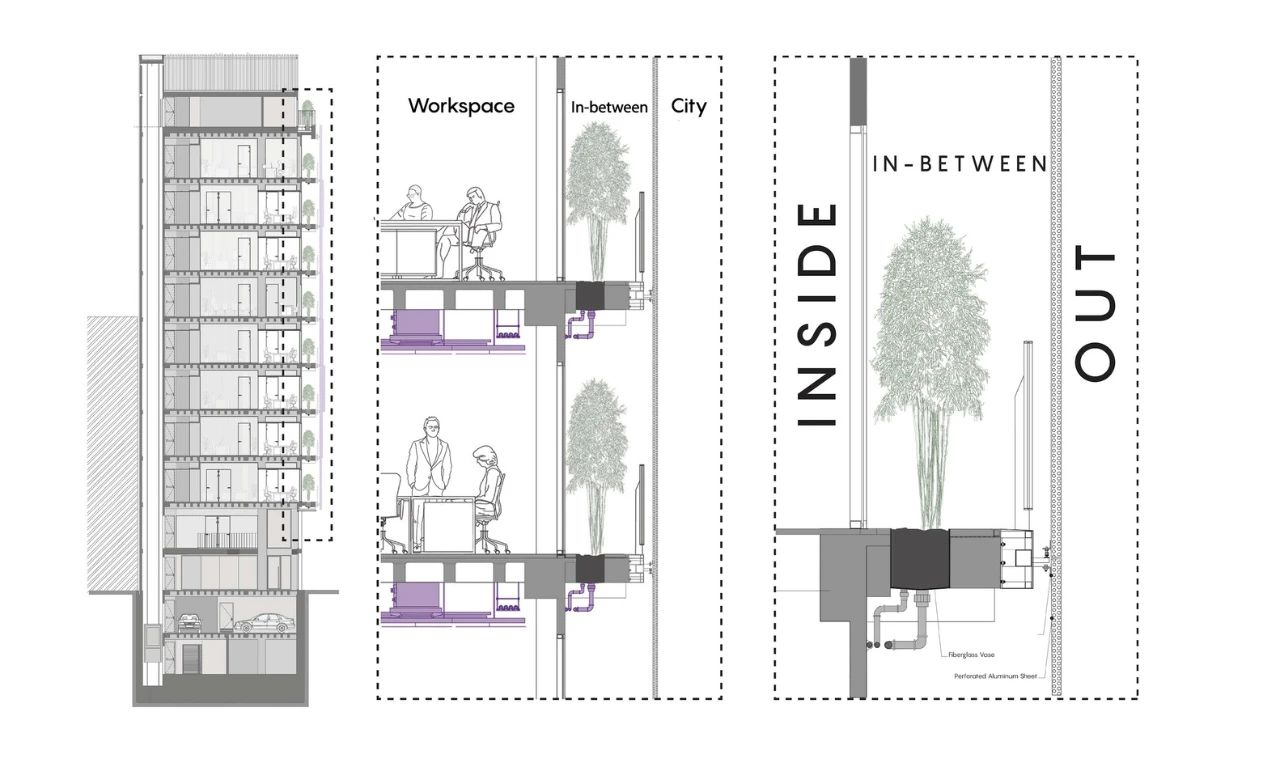 老楼焕新记，穿孔铝板为老建筑穿上新衣第21张图片