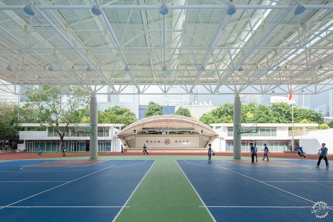 学府中学打造户外天堂，告别日晒雨淋的体育课第10张图片