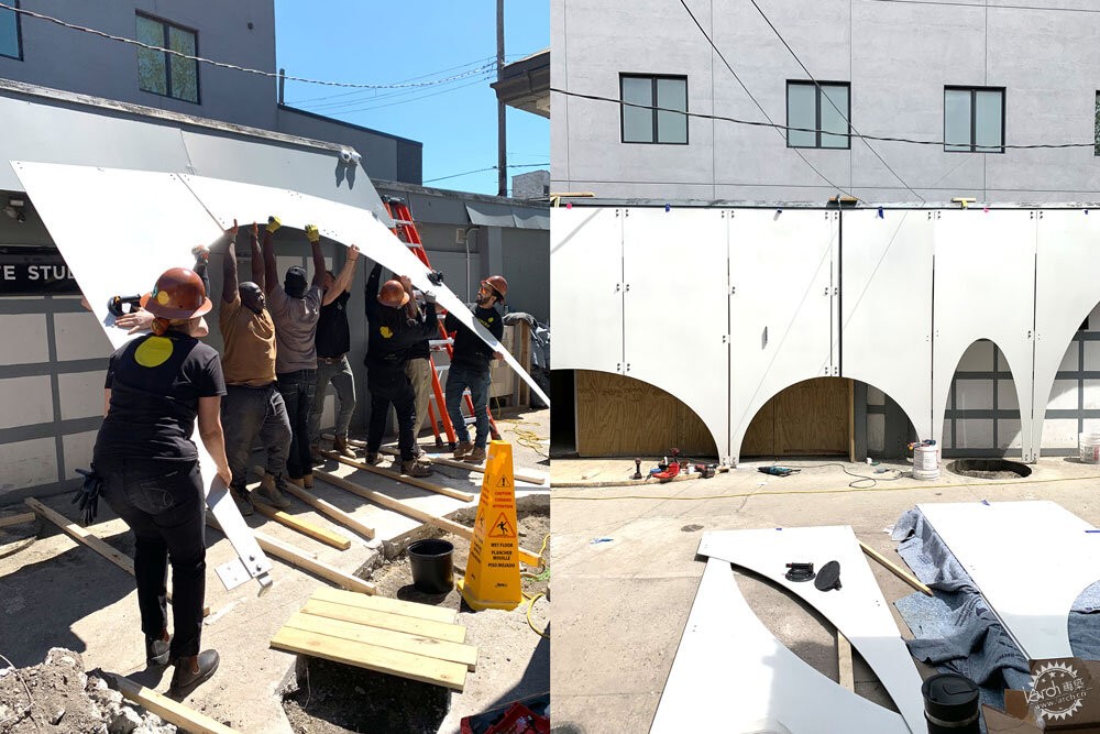 纽约庭院的 “拱形魔法墙”——串联功能，调和自然与城市第12张图片