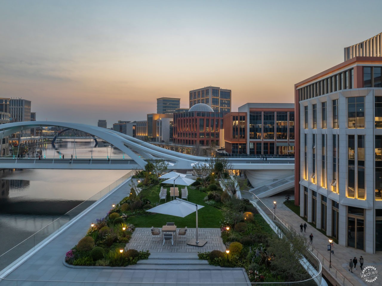 上海青浦西岑水上餐厅花园 / 魏玛设计第22张图片