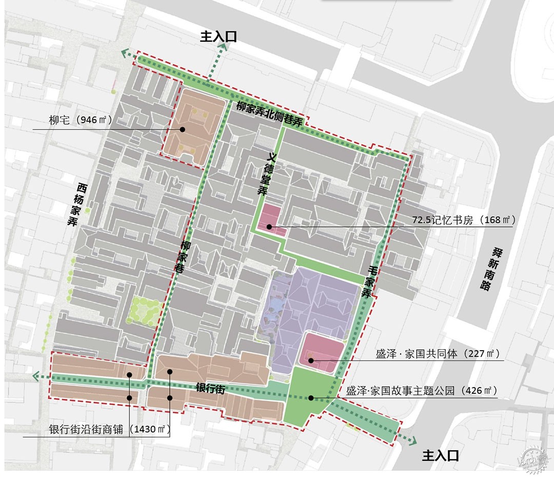 银行街开甲片区更新设计 / 平介设计第4张图片