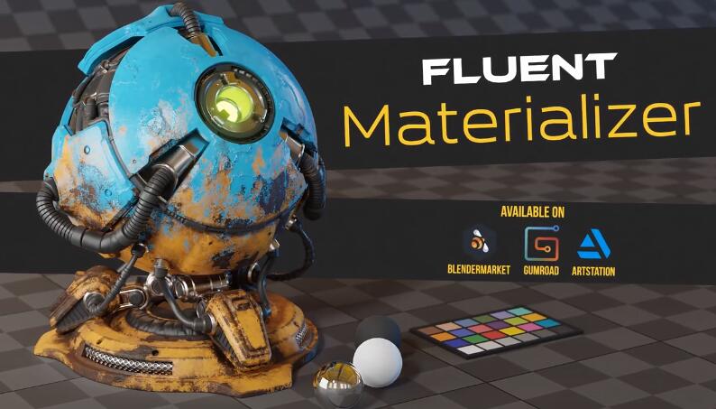 烘焙制作自定义材质 Fluent Materializer V1.5，官方最新版下载！