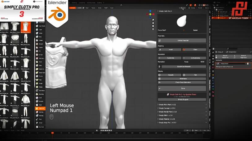 三维布料模拟生成器 Simply Cloth Pro 3.0，官方最新版！