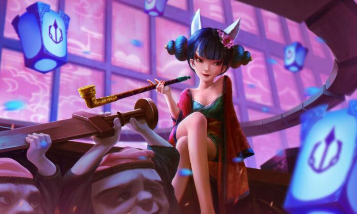古风旗袍美女古风3D狐狸角色动画 附源文件网盘下载