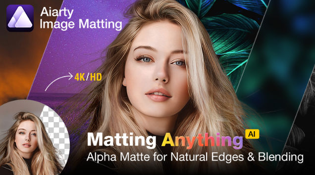 AIArty Image Matting v2.1 一键AI人工智能技术专业抠图 Win/Mac中文版，压缩包下载！