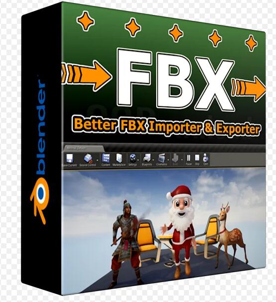 FBX模型导入导出工具 Better FBX Importer & Exporter v5.4.8，安装了的用户都说好！