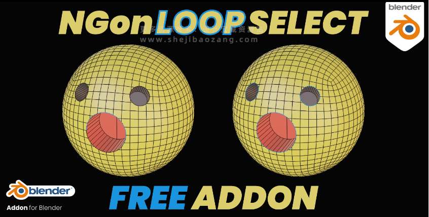 线条边缘选择 Ngon Loop Select V2.1.0网盘下载