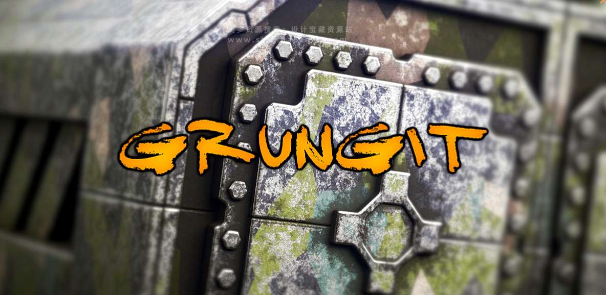 磨损刮痕污垢材质贴图 Grungit v1.9.1百度云下载