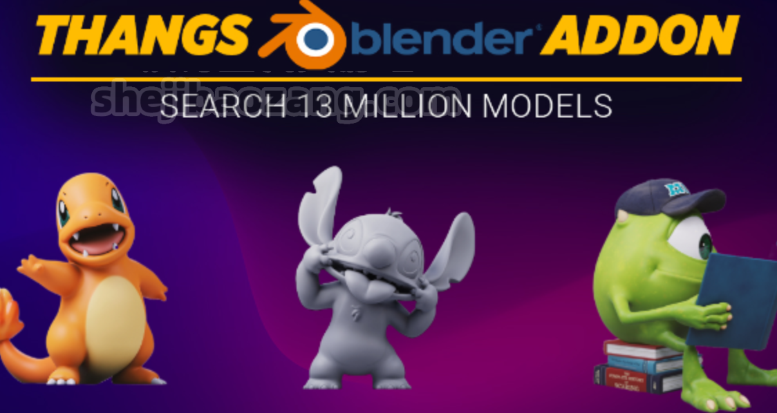 Thangs V0.2.2在线免费导入1400万个免费3D模型，官方最新版！