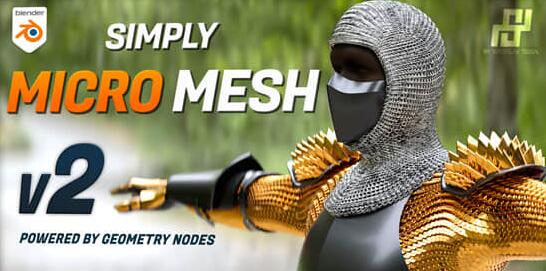 快速创建生成网格模型工具 Simply Micro Mesh v2.1，网盘下载！