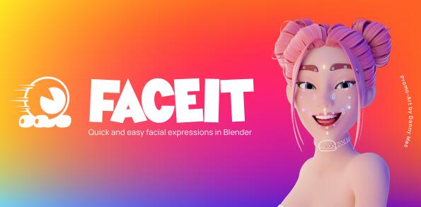 Faceit V2.1.2几分钟生成高质量3D角色动画人像面部动作捕捉工具，附详细安装教程！