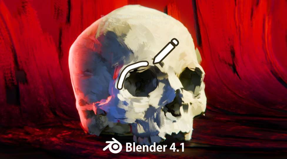 Spline Brush-在Blender中实现模型绘制与装饰，附详细介绍说明！