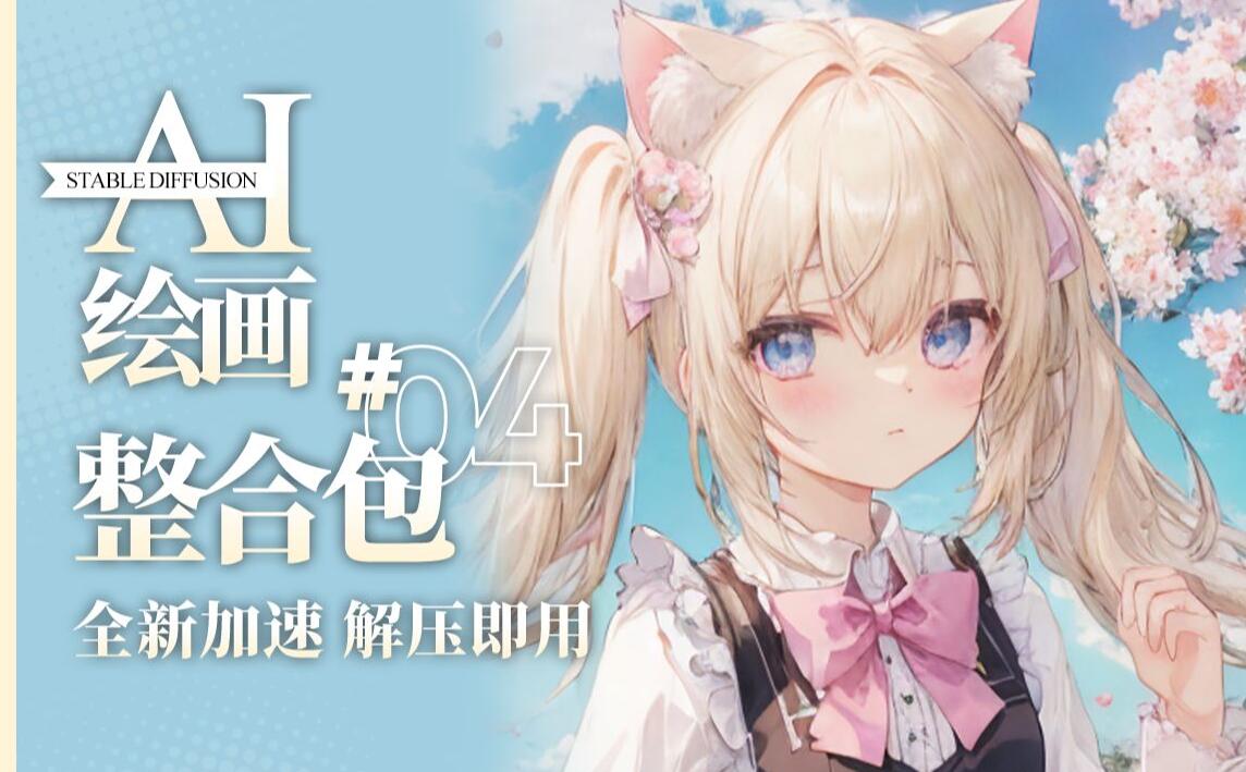 2024 AI绘画 Stable Diffusion整合包v4.6发布 解压即用 附AMD显卡专用，永久使用！